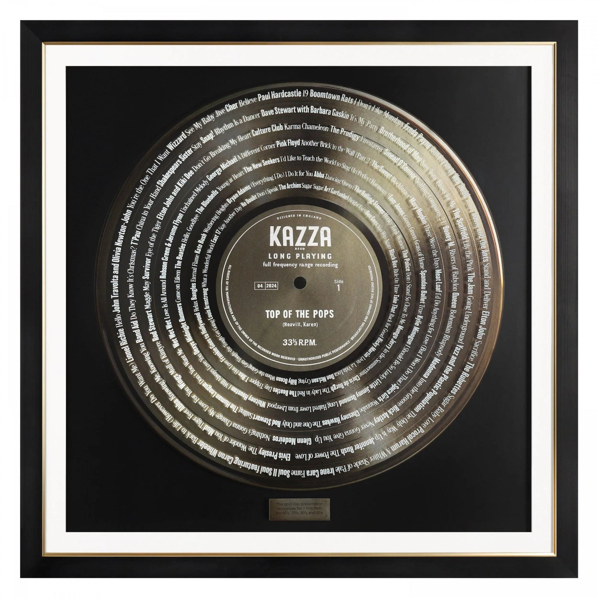 Top of the Pops Framed Art