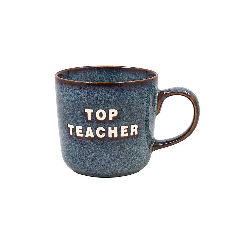 Top Teacher Reactive Glaze Mug - Angela Reed -