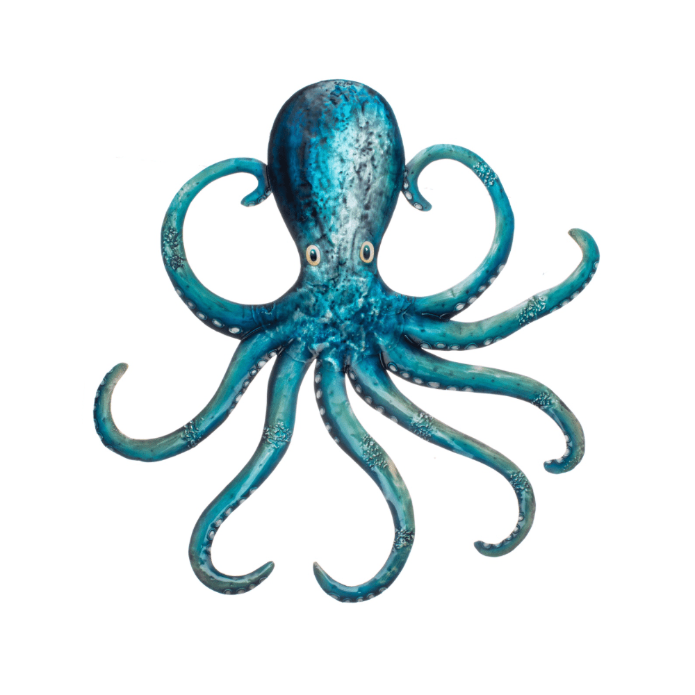 Turquoise Octopus Wall Art