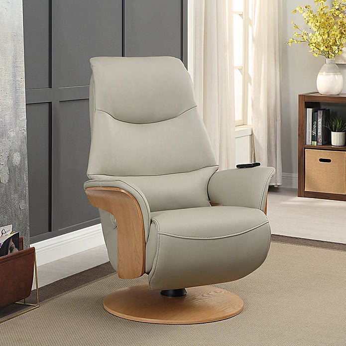 Utah Powered Reclining Chair Utah - Charcoal,Utah - Pale Grey,Utah - Navy
