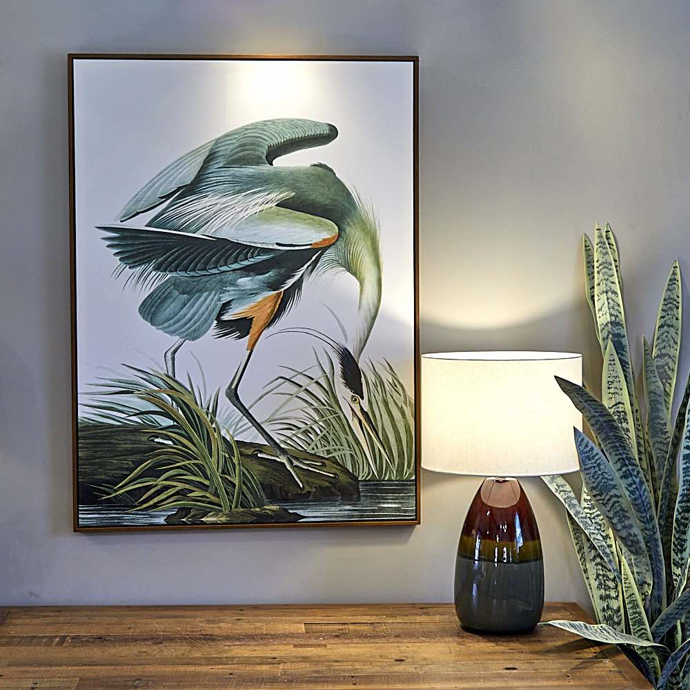 Vintage Style Crane Picture