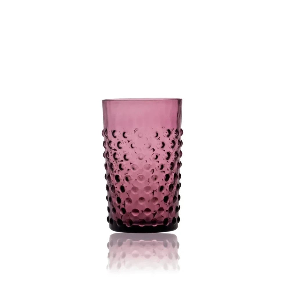 Violet Hobnail Tumbler