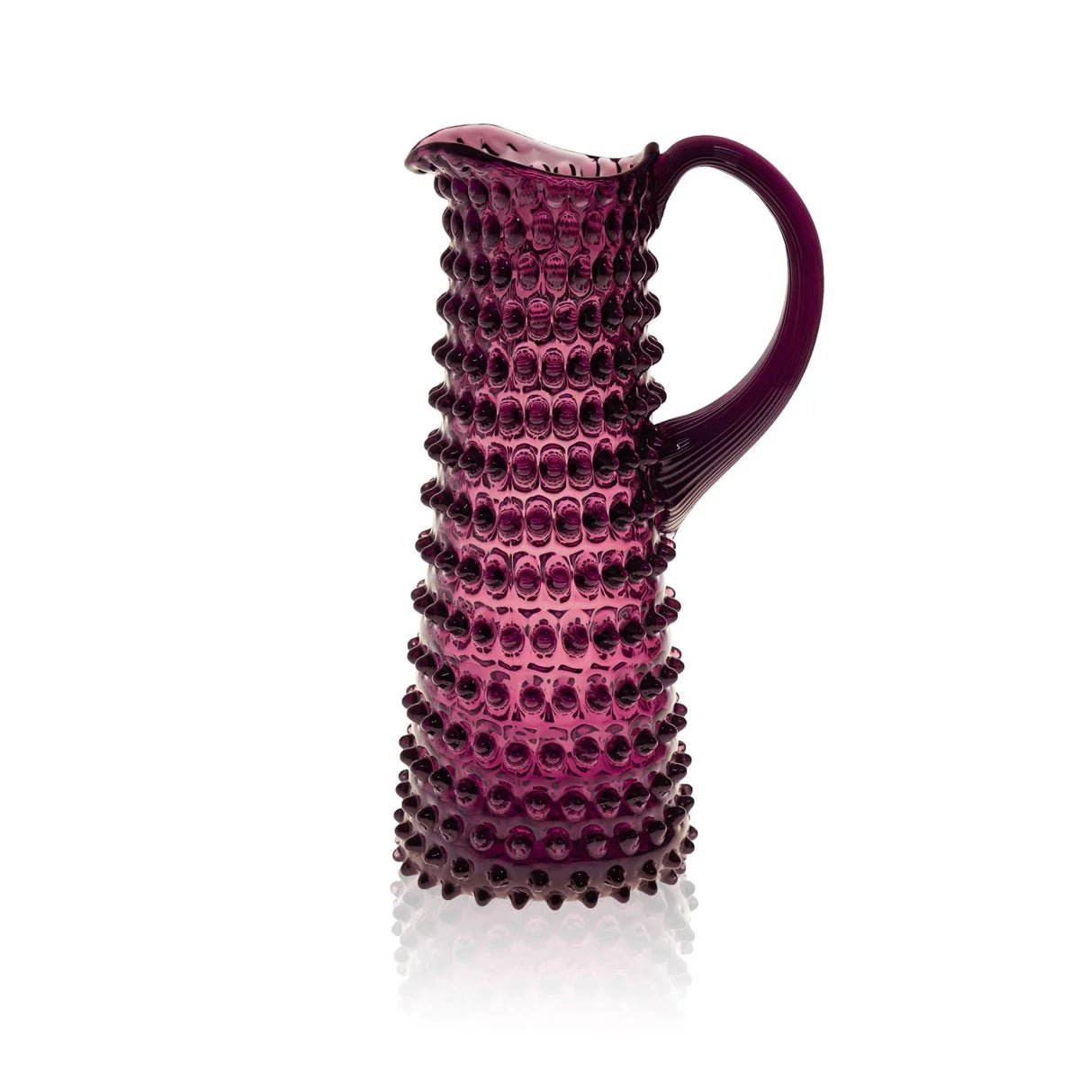 Violet Tall Hobnail Jug