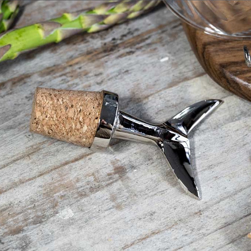 Whale Tail Bottle Stopper
