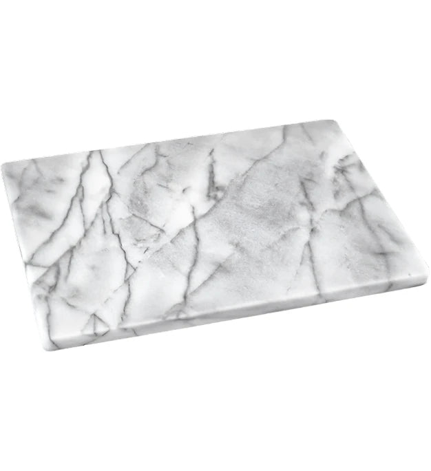 White Marble Platter 30 x 20cm,46 x 30cm
