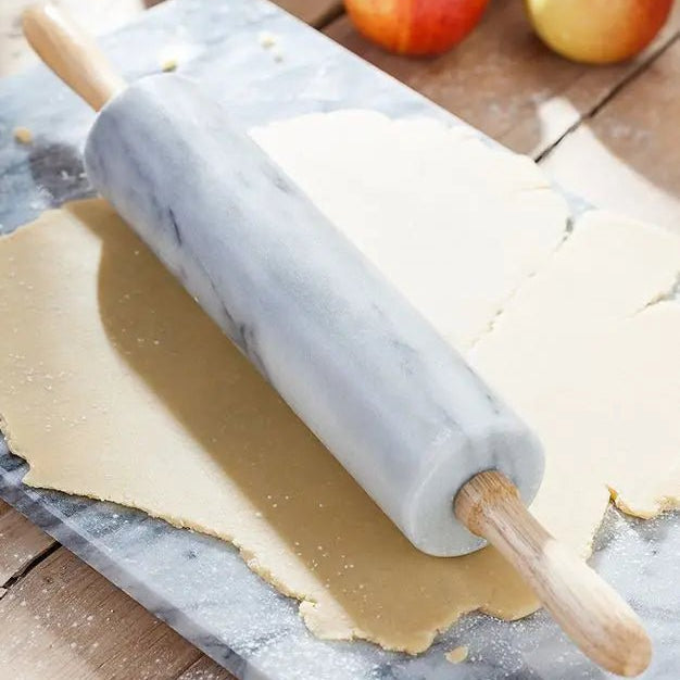 White Marble Rolling Pin
