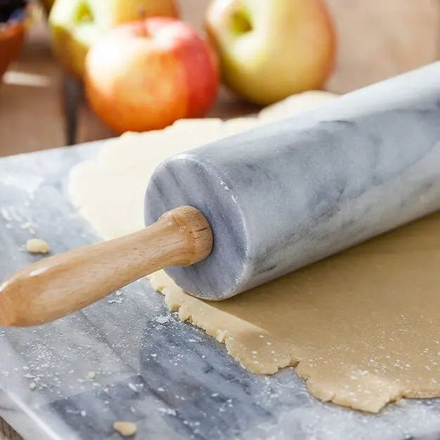 White Marble Rolling Pin