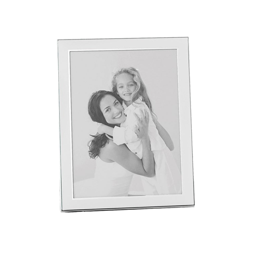 White Silver Photo Frame, 4 x 6"