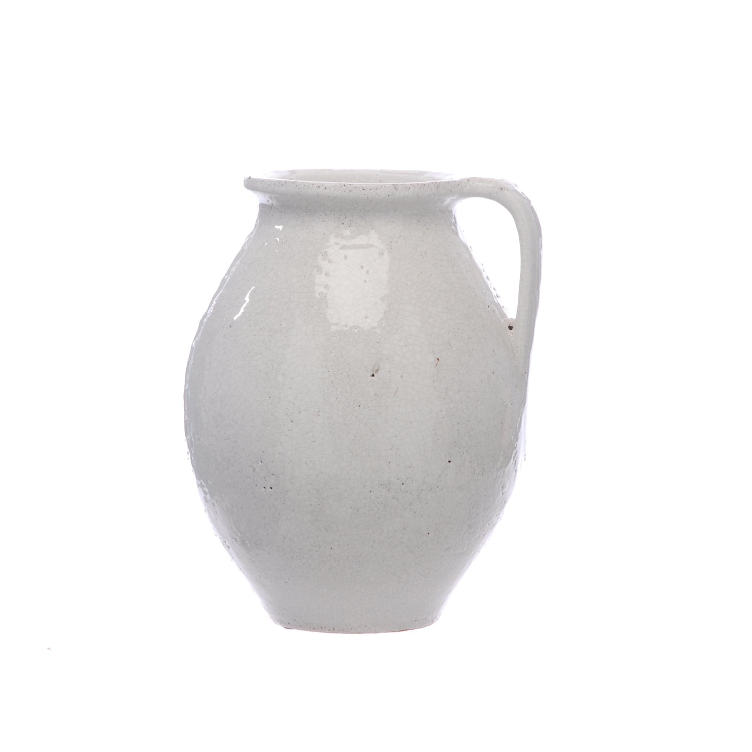 White Terracotta Jug Squat