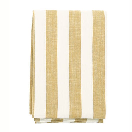 Wide stripe Tablecloth, 150 x 240 cm, Honeydew