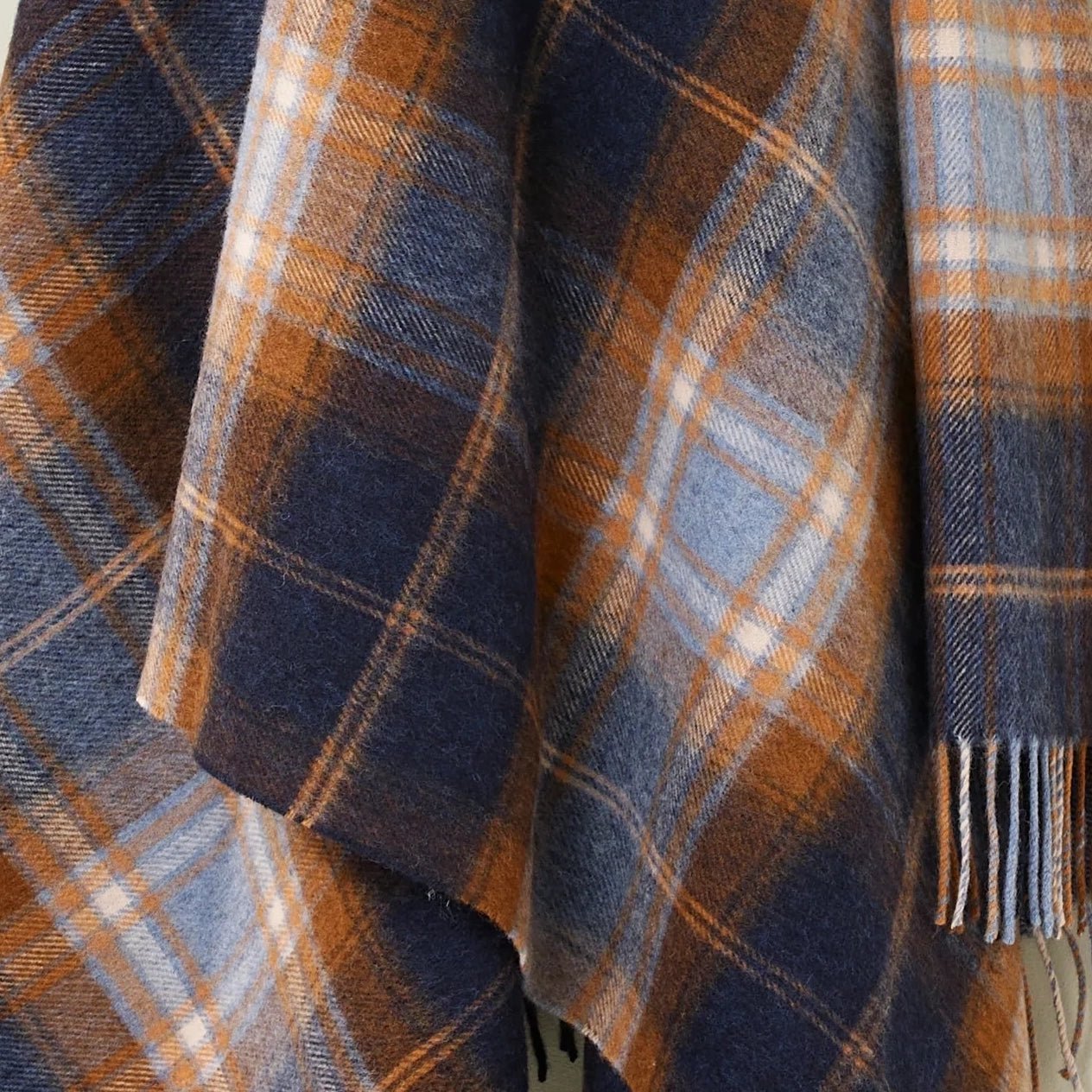 Winterton Throw by Bronte in Navy