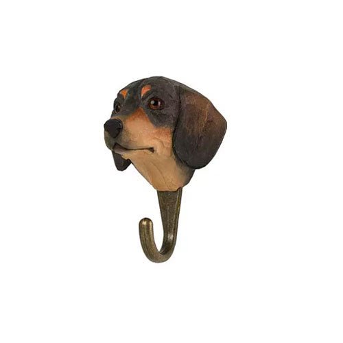 Wooden Dachshund Hook