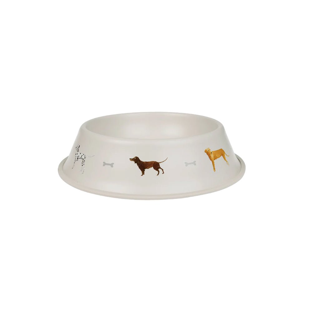 Woof Metal Dog Bowl