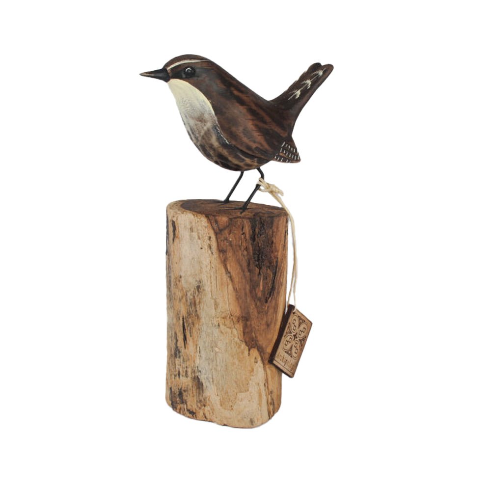Wren on a Stump - Angela Reed -
