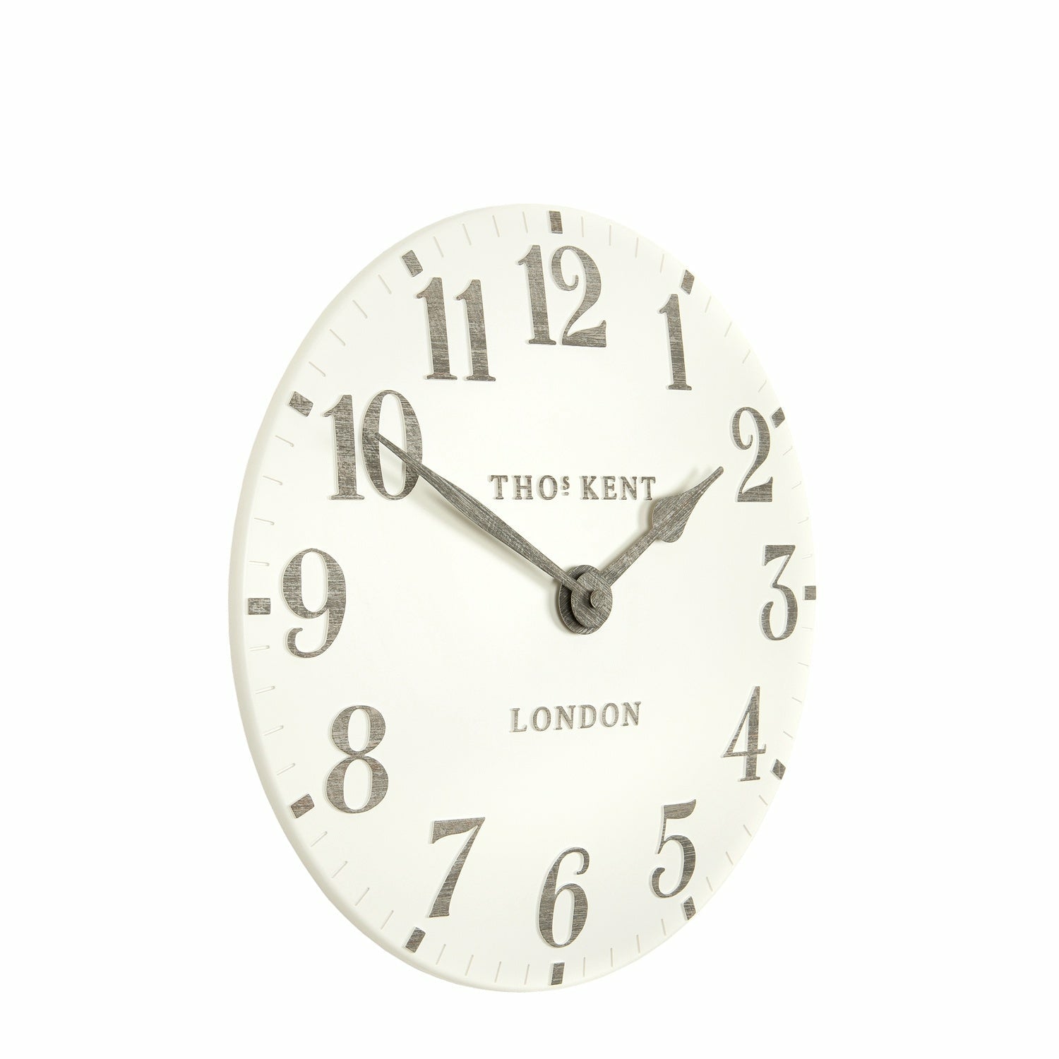 12" Arabic Clock, Limestone