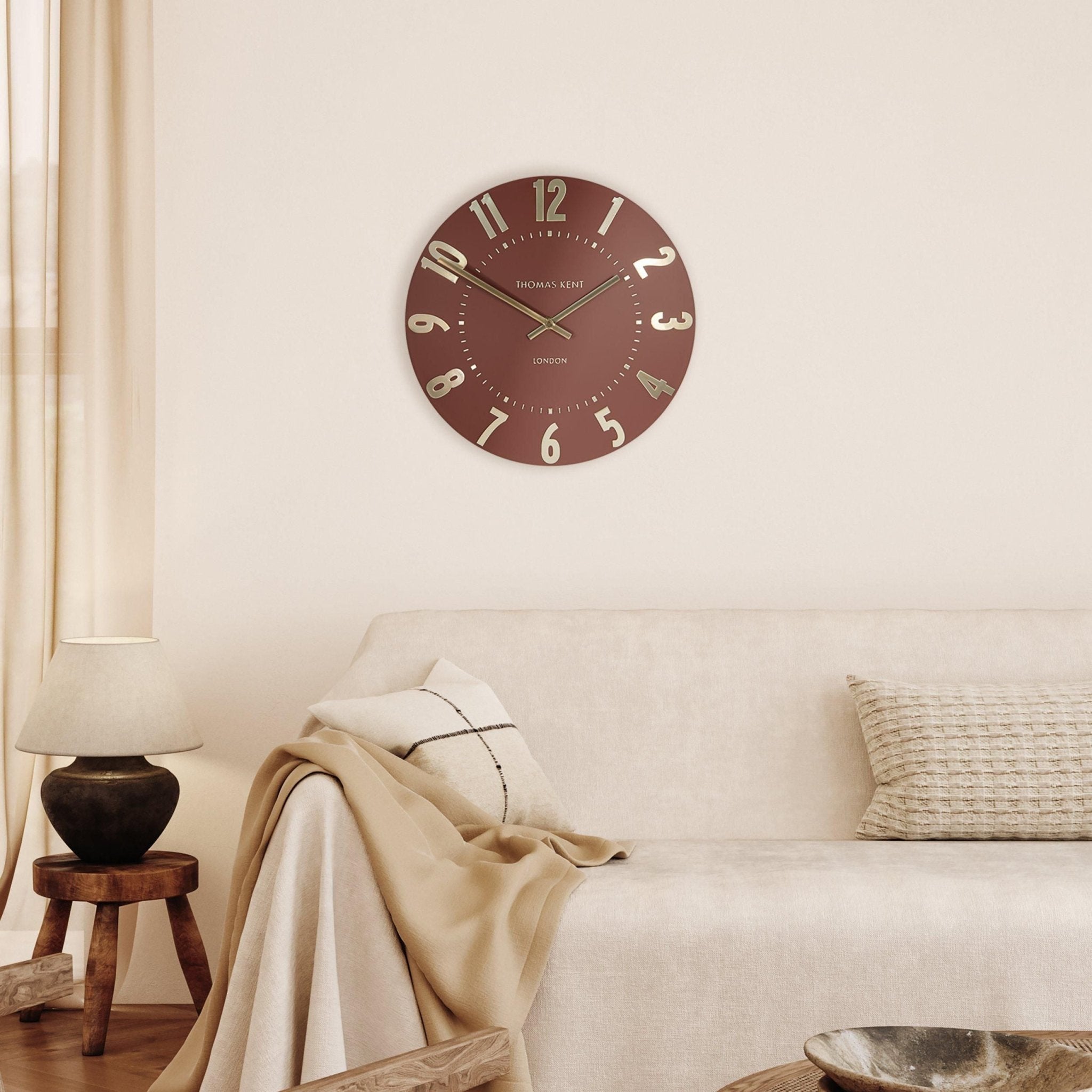 12'' Mulberry Wall Clock, Auburn
