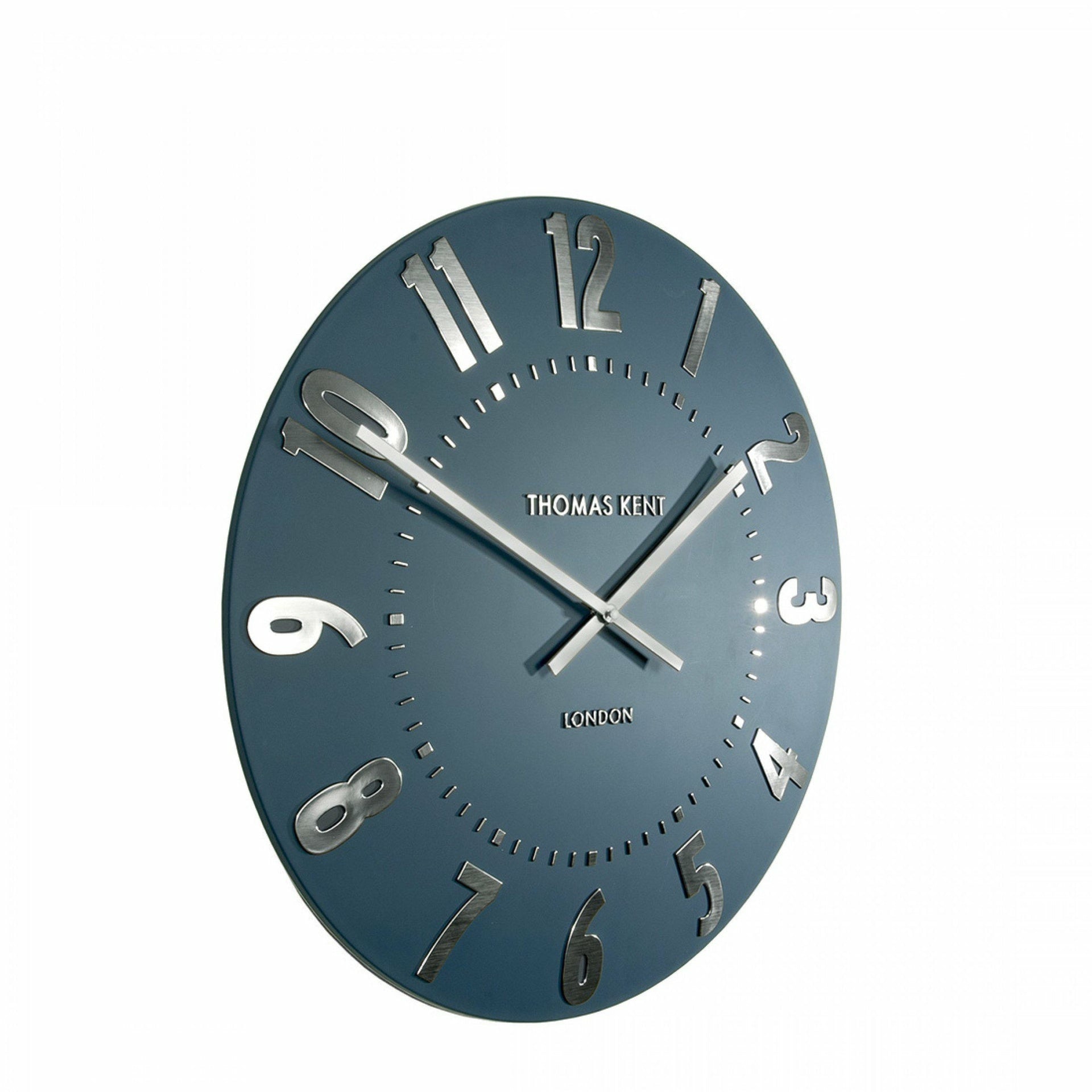 12" Mulberry Wall Clock, Midnight Blue