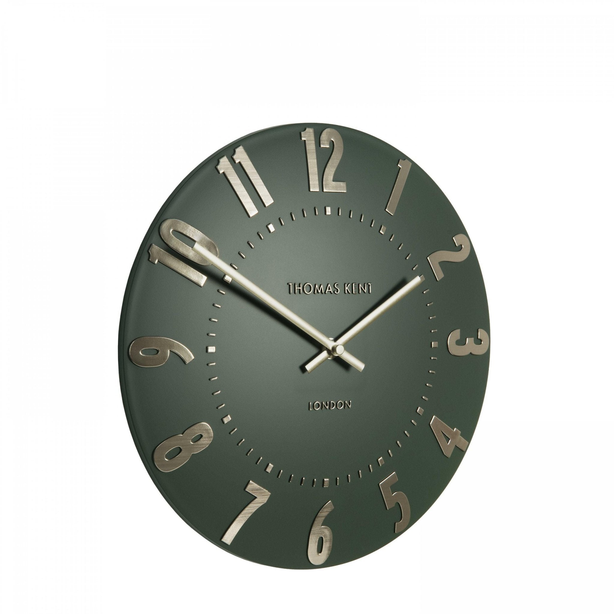 12" Mulberry Wall Clock, Olive Green