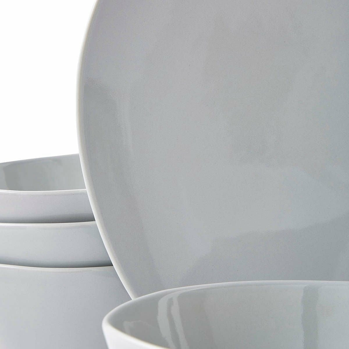 12 Piece Dinner Set, Arbor Grey