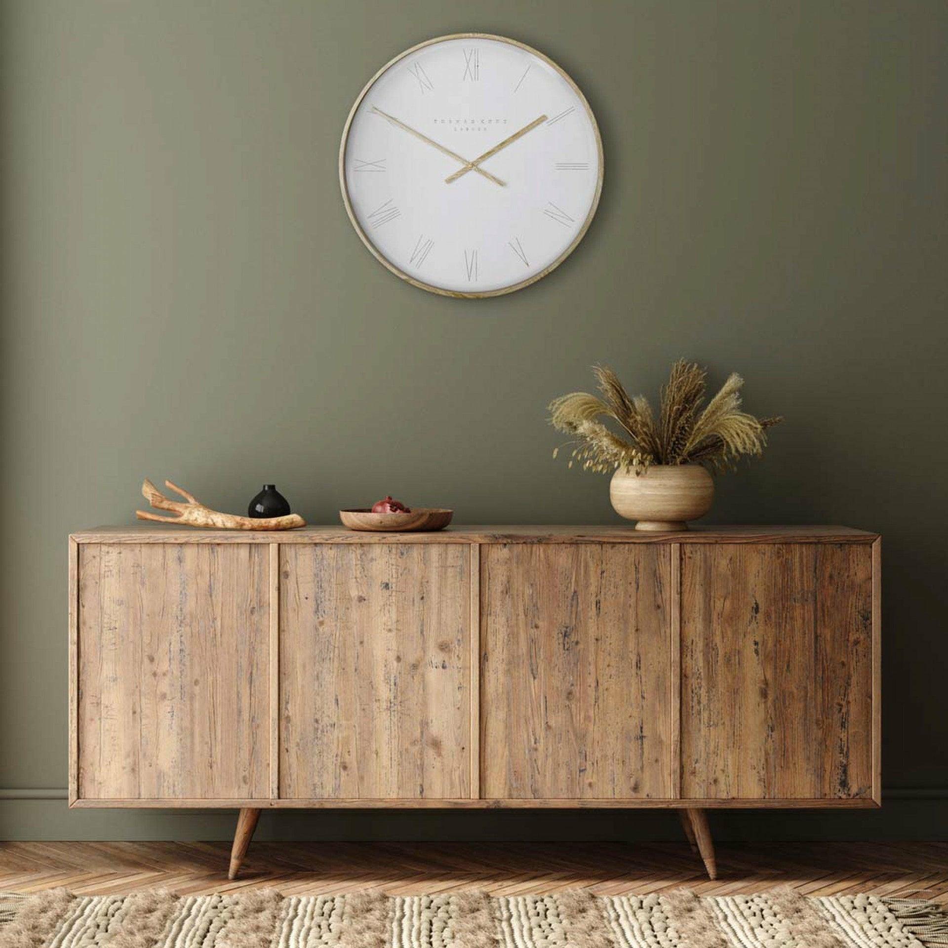 21" Nordic Wall Clock, Tofu