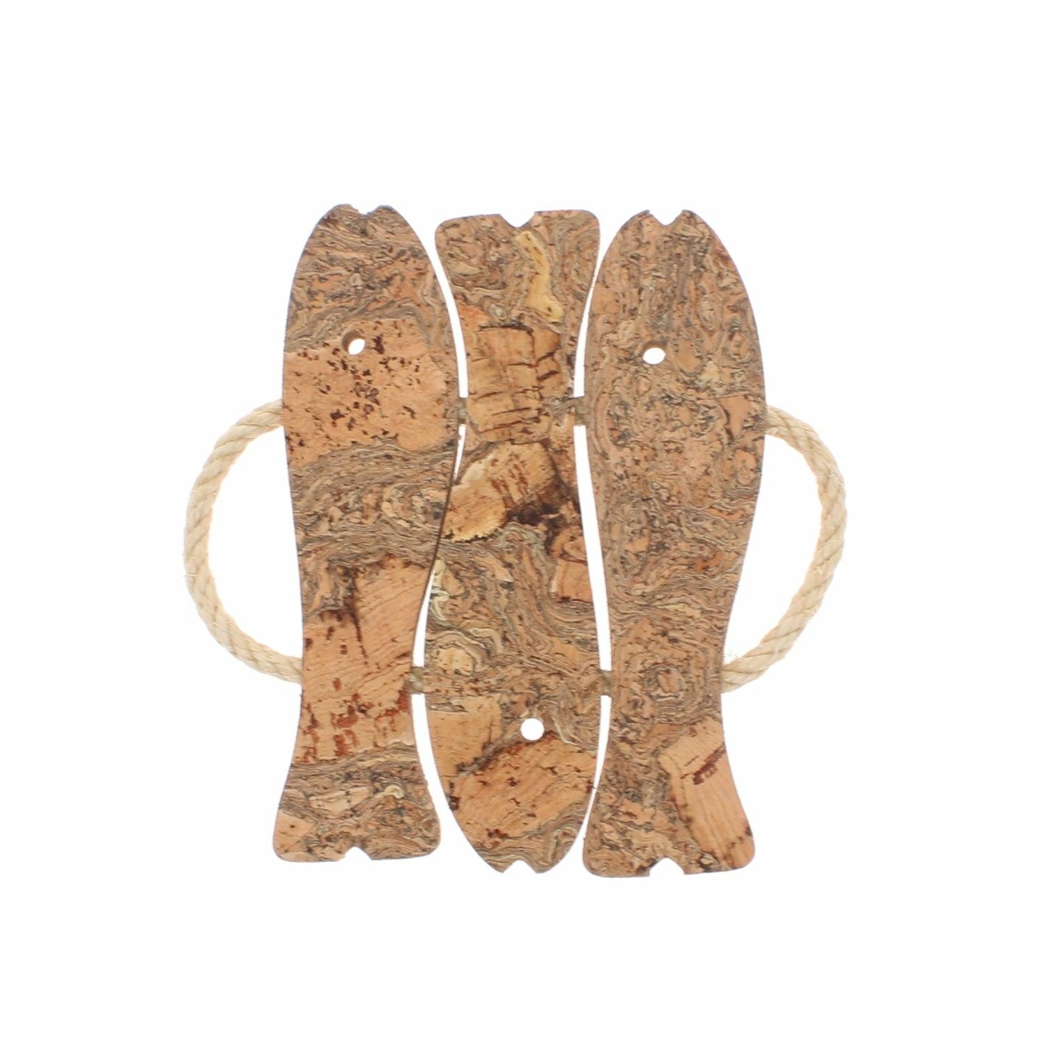 3 Fish Cork Trivet