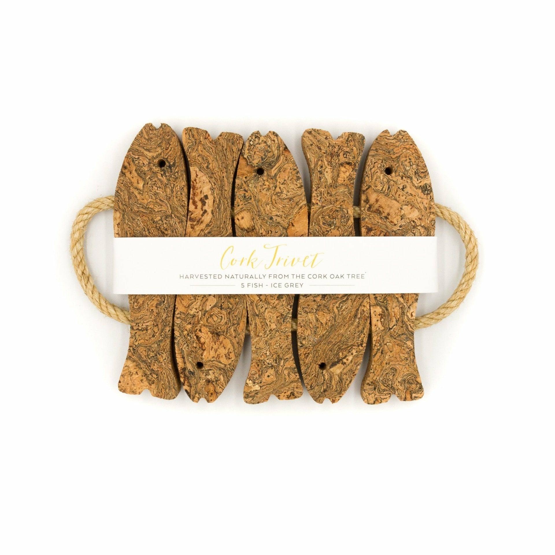 5 Fish Cork Trivet