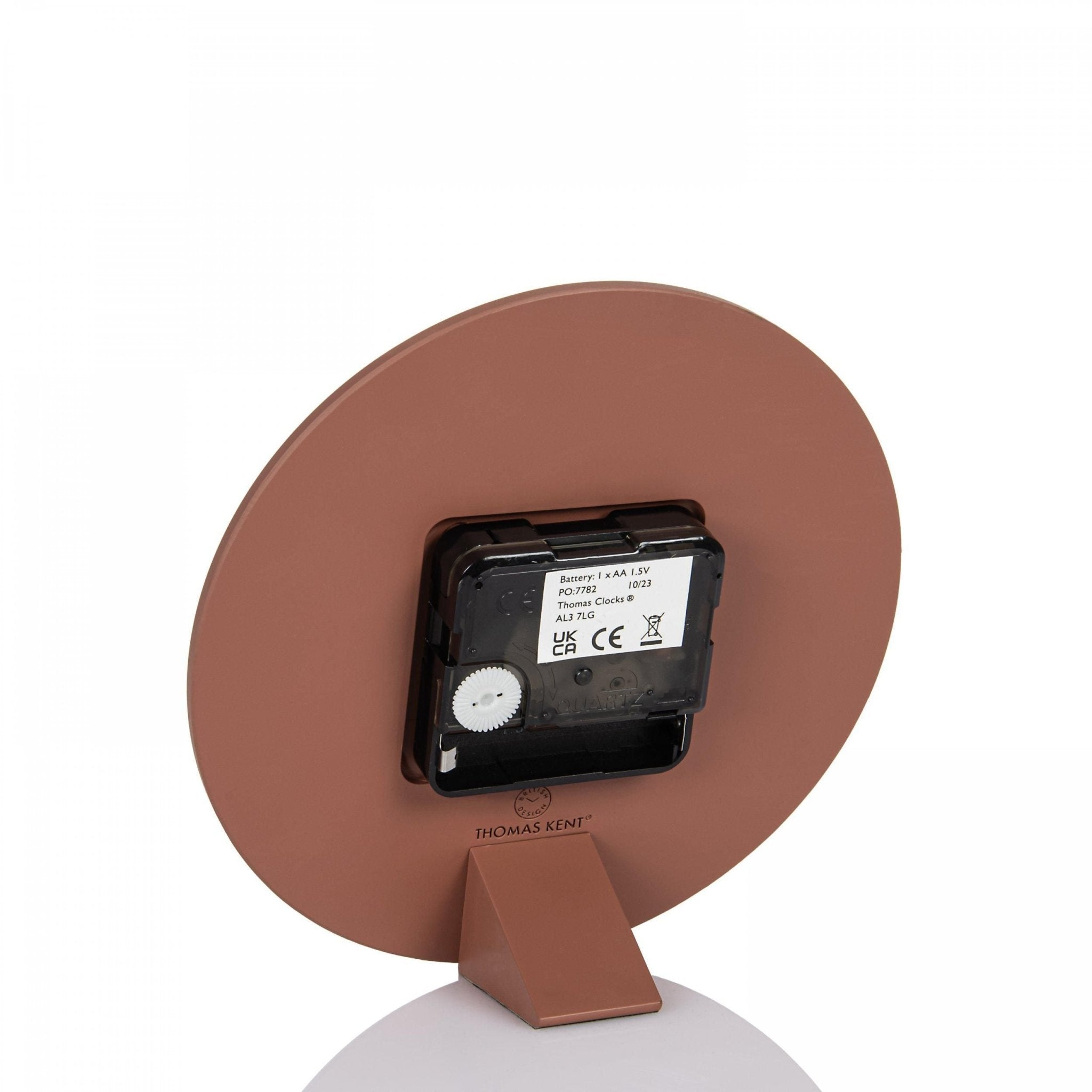 6" Mulberry Mantel Clock, Auburn