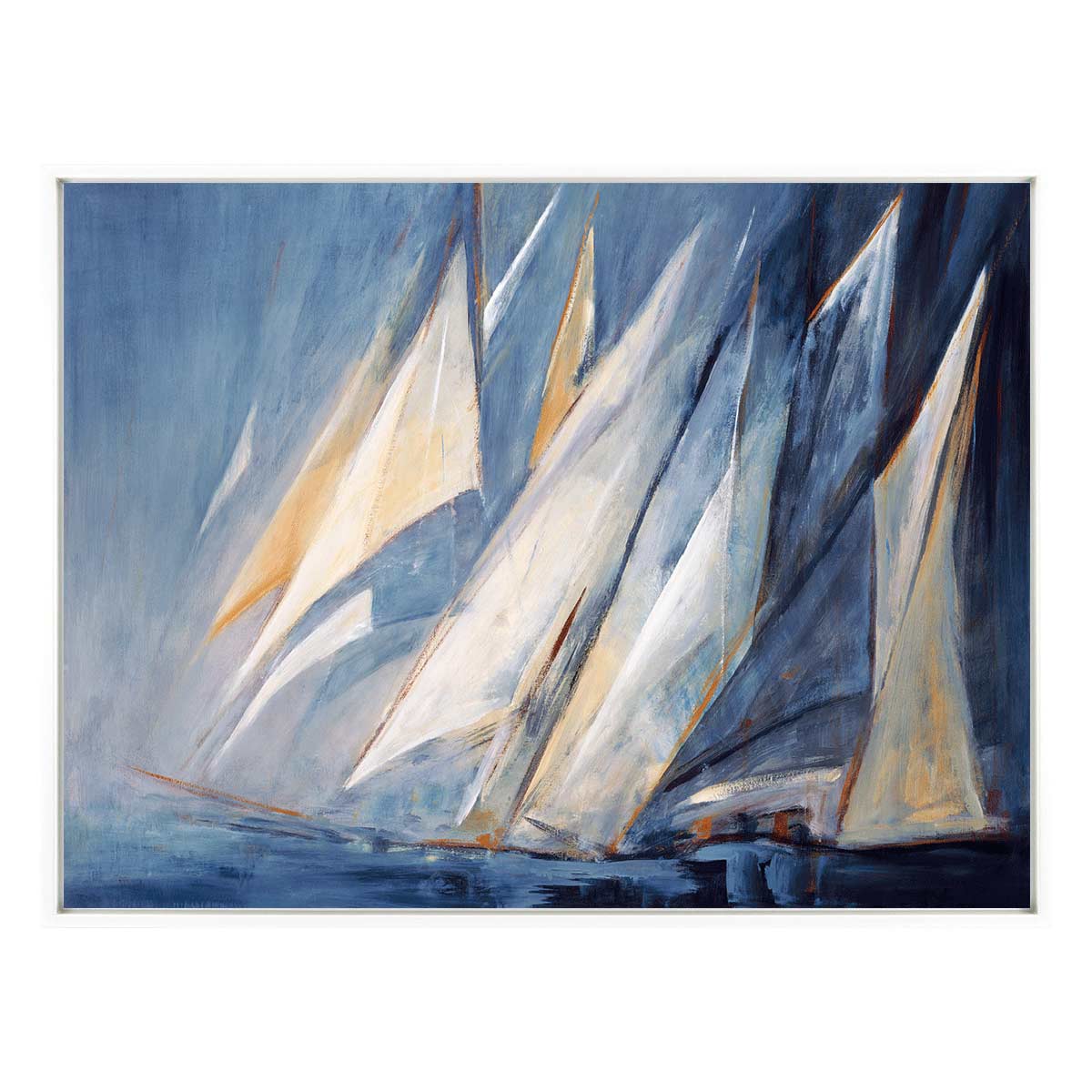 Against the Wind Framed Artwork