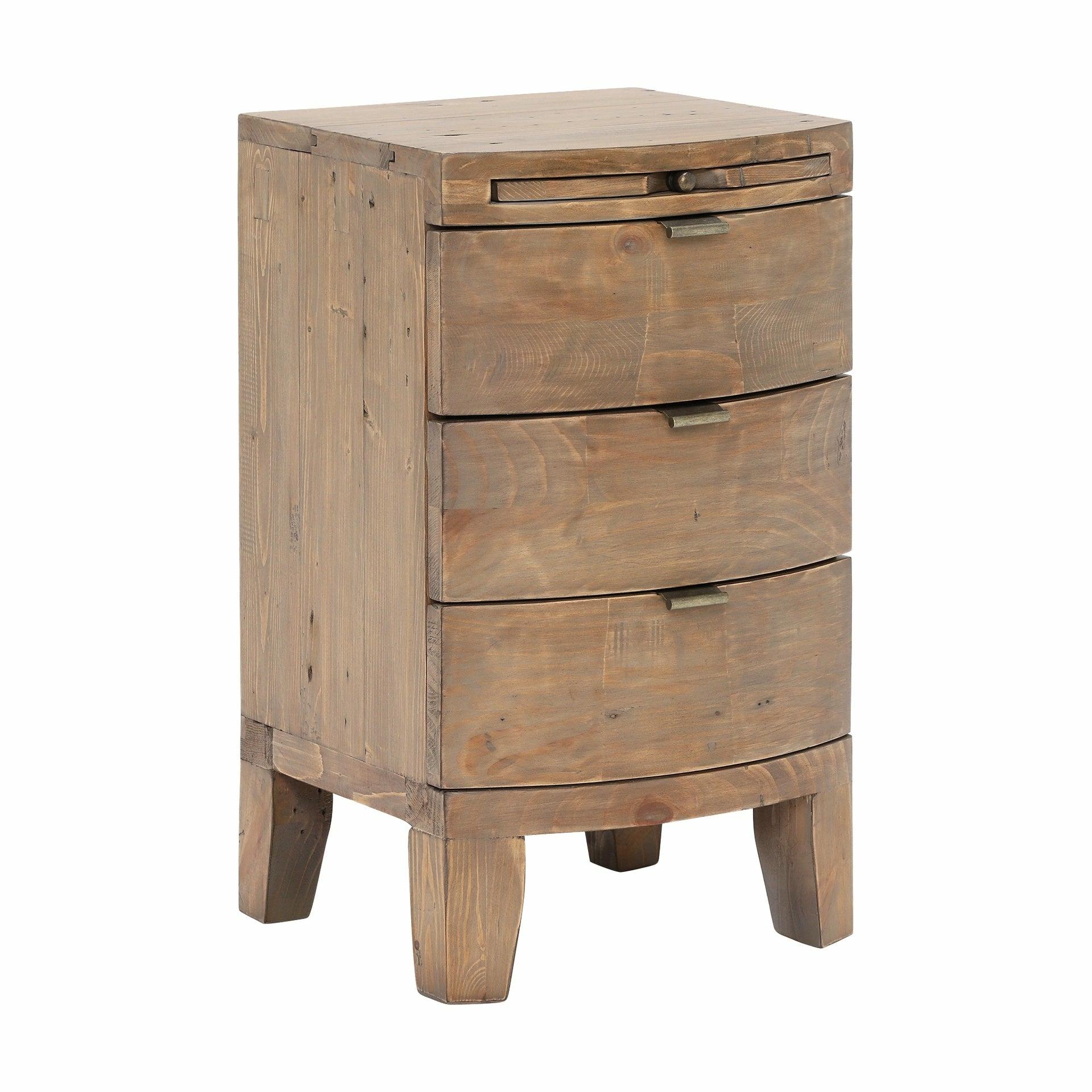 Bahama Bedside Table, 3 Drawer