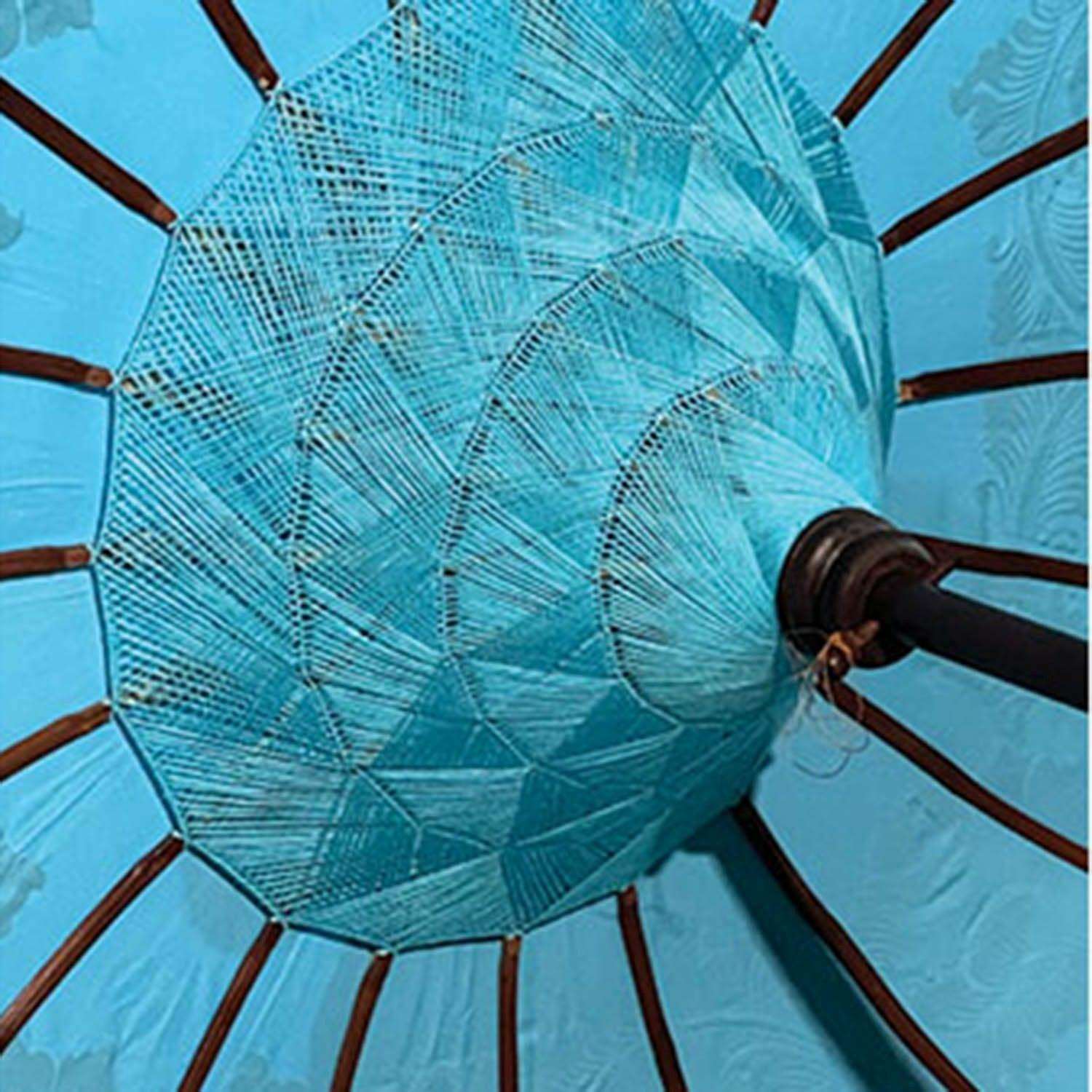 Bali Sun Parasol Blue and Gold