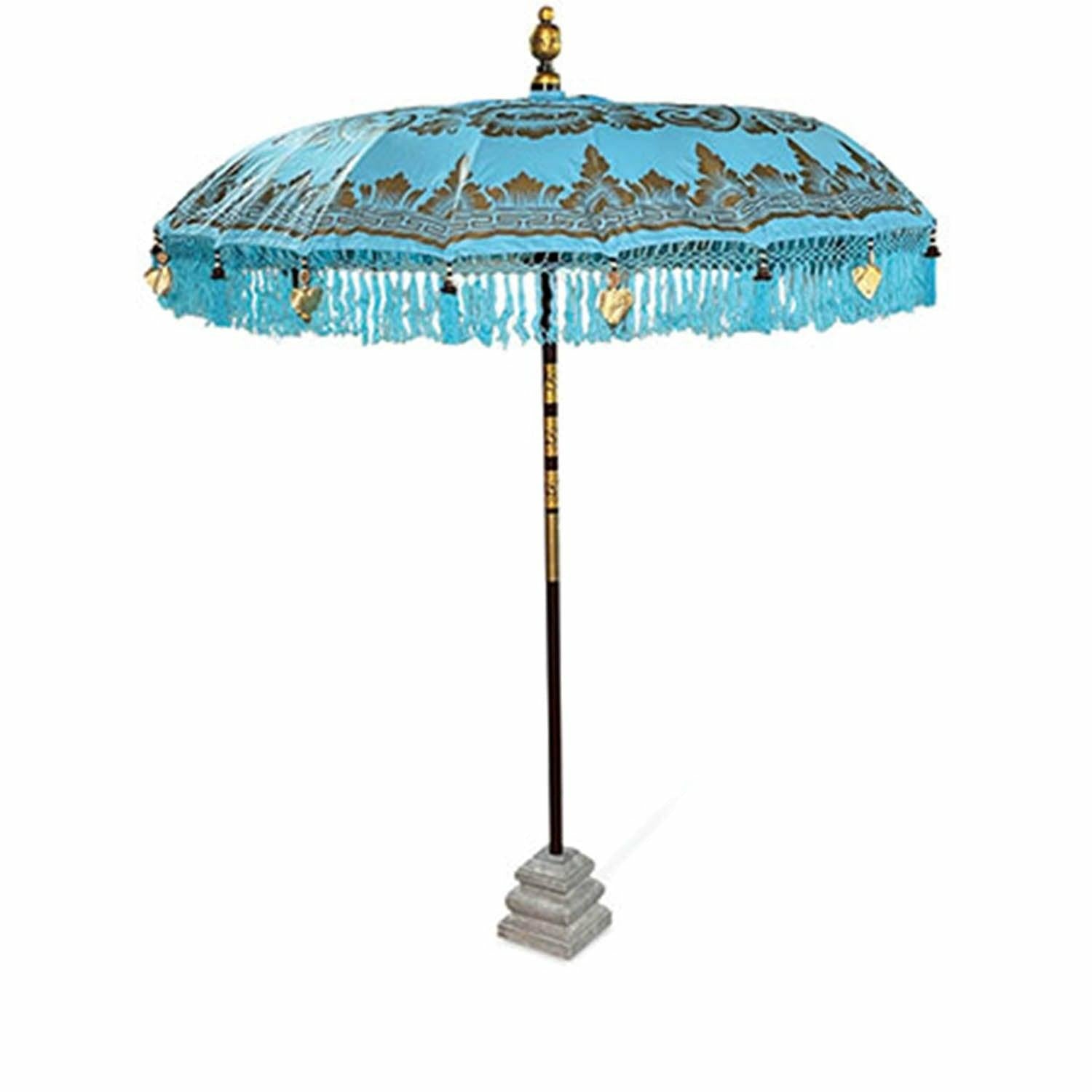 Bali Sun Parasol Blue and Gold