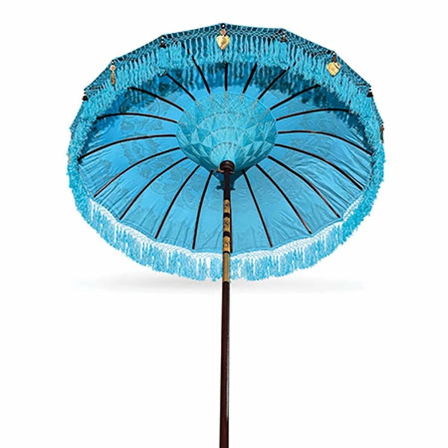 Bali Sun Parasol Blue and Gold