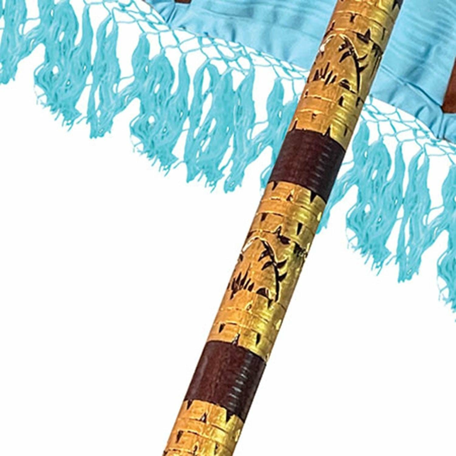 Bali Sun Parasol Blue and Gold