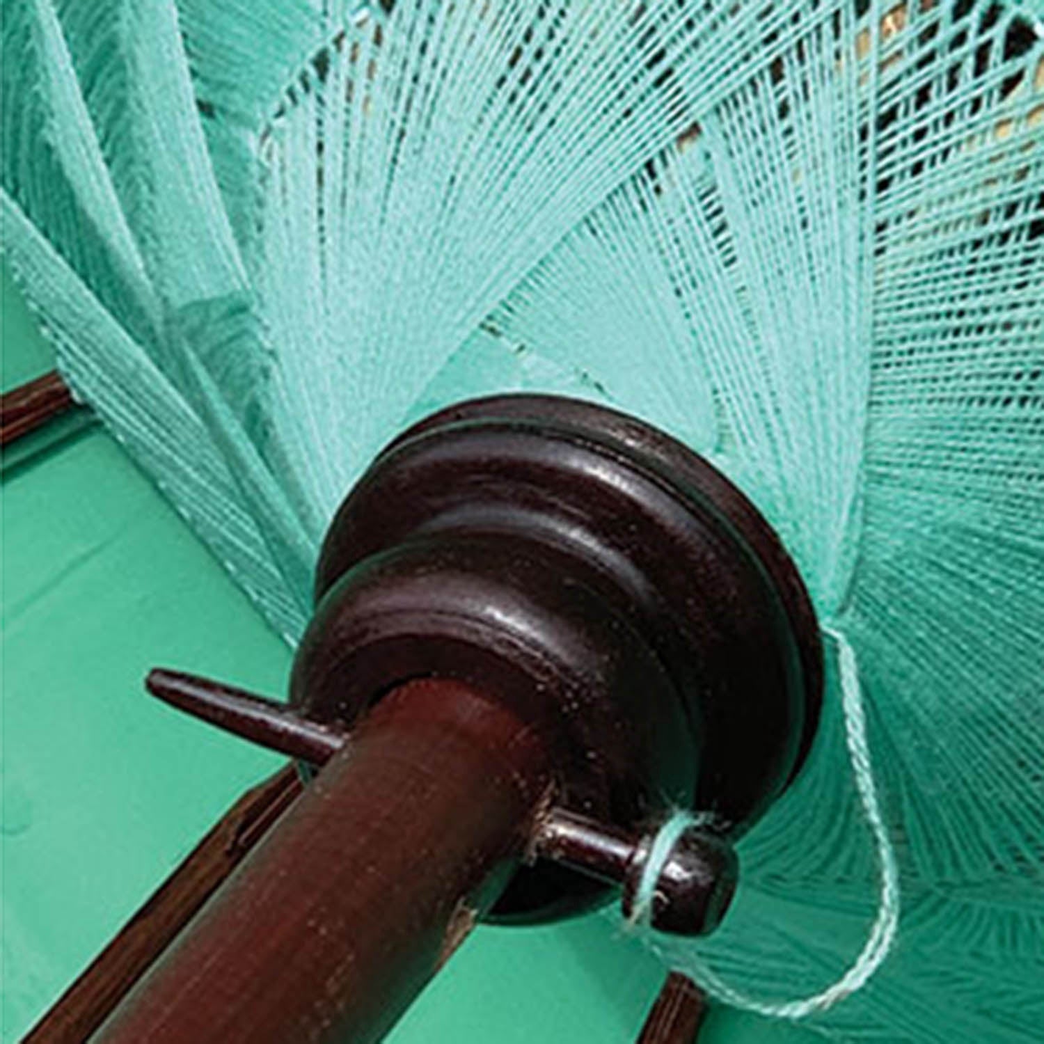 Bali Sun Parasol, Mint and Gold