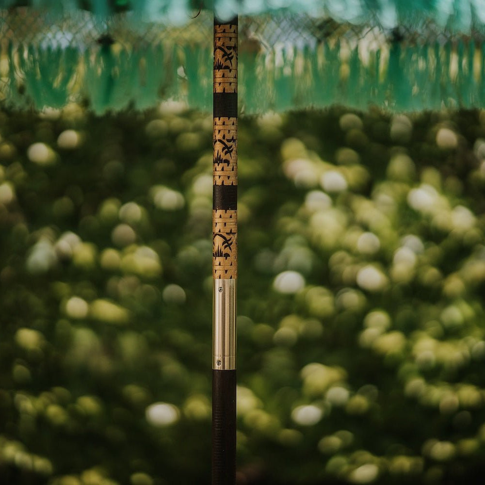 Bali Sun Parasol, Mint and Gold