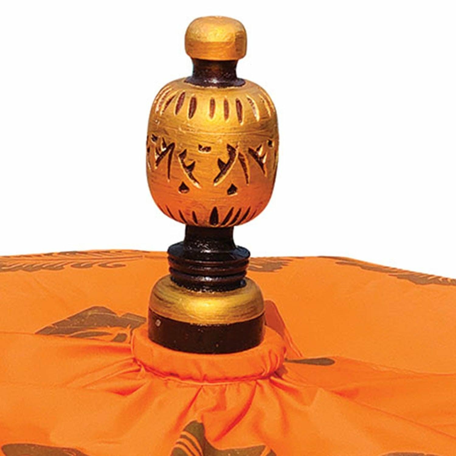 Bali Sun Parasol, Orange and Gold