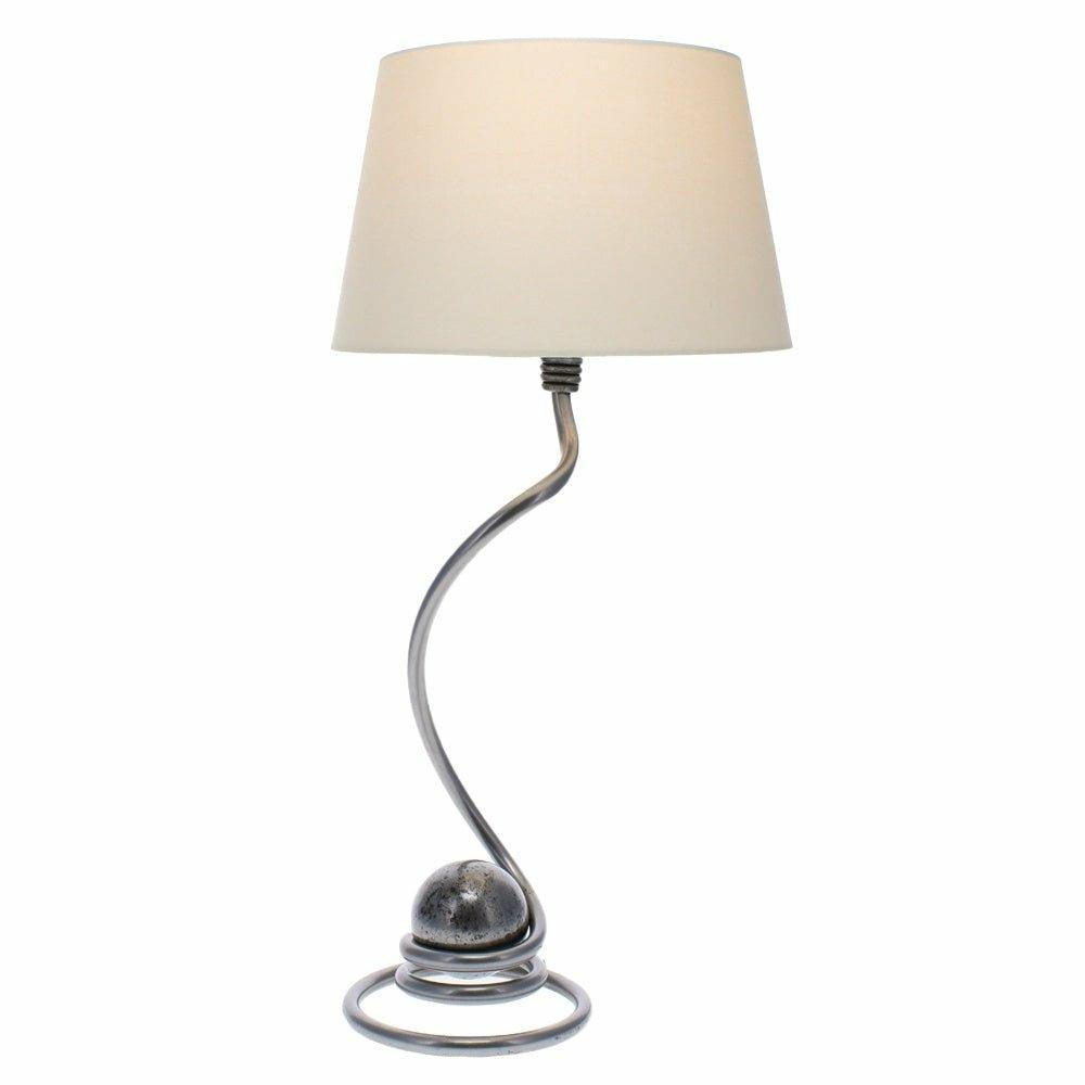 Ball Table Lamp with 12" Shade