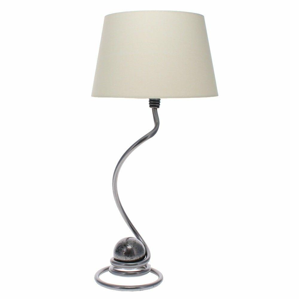 Ball Table Lamp with 12" Shade