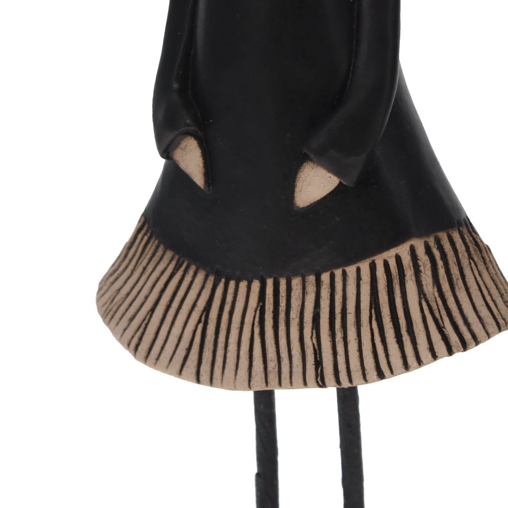 Best Friend Female Statue, Black