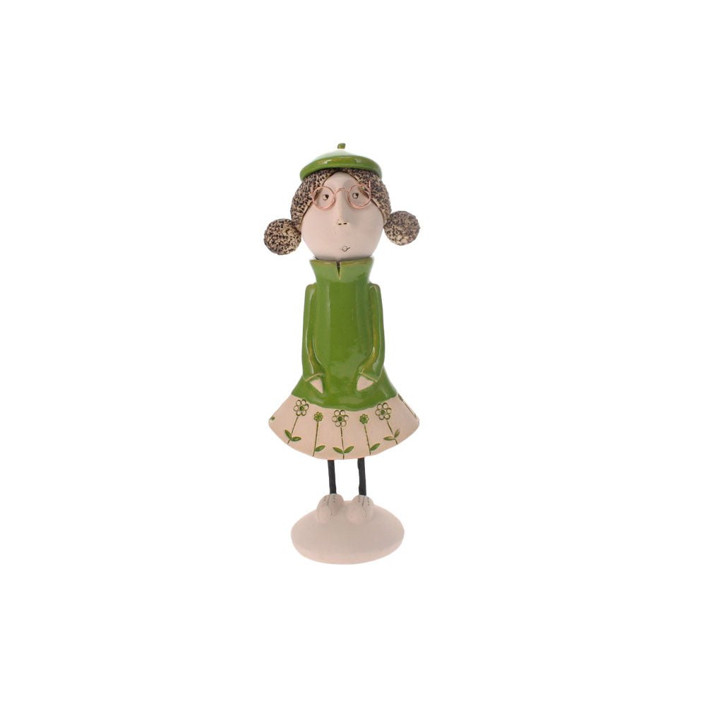 Best Friend Female Statue, Green