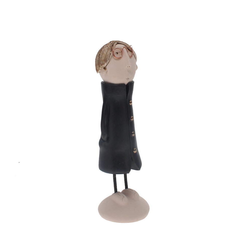 Best Friend Male Statue, Black