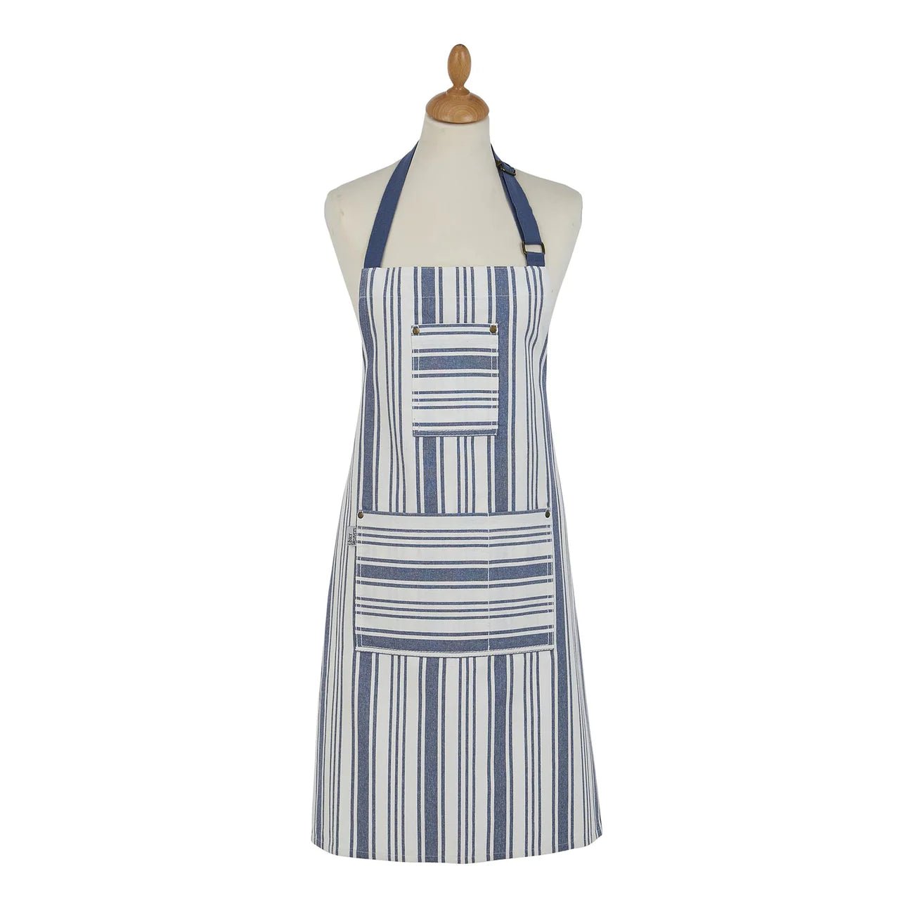 Blue Striped Apron
