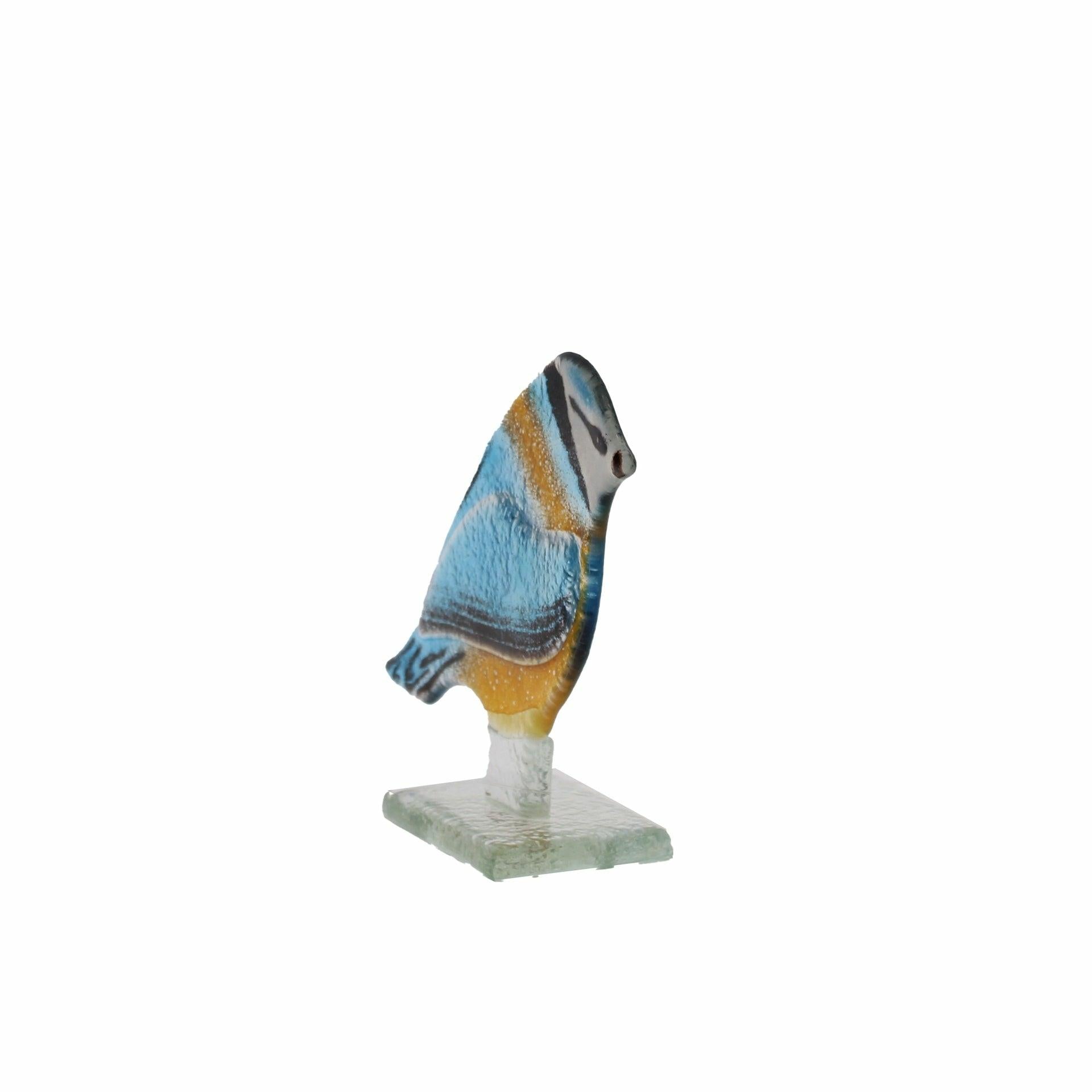 Blue Tit Glass Ornament