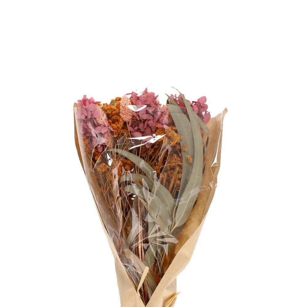 Bouquet Of Dry Flowers, Pink & Mustard