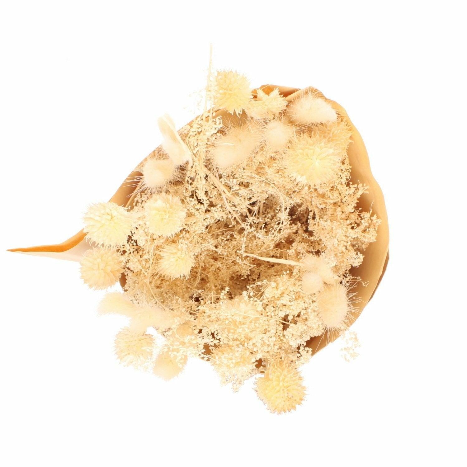 Bouquet Of Dry Flowers, White