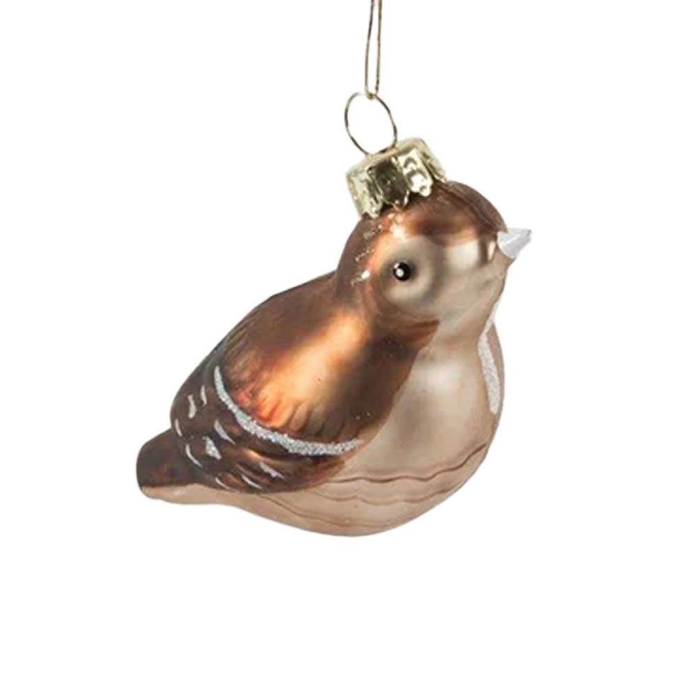 British Birds Christmas Shaped Bauble Assorted