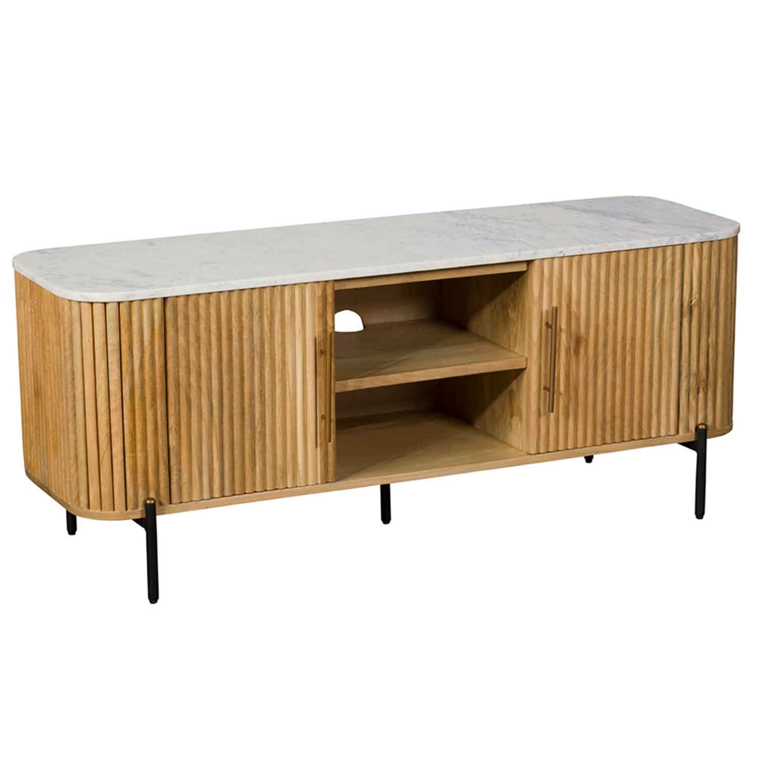 Calcutta Marble TV Unit