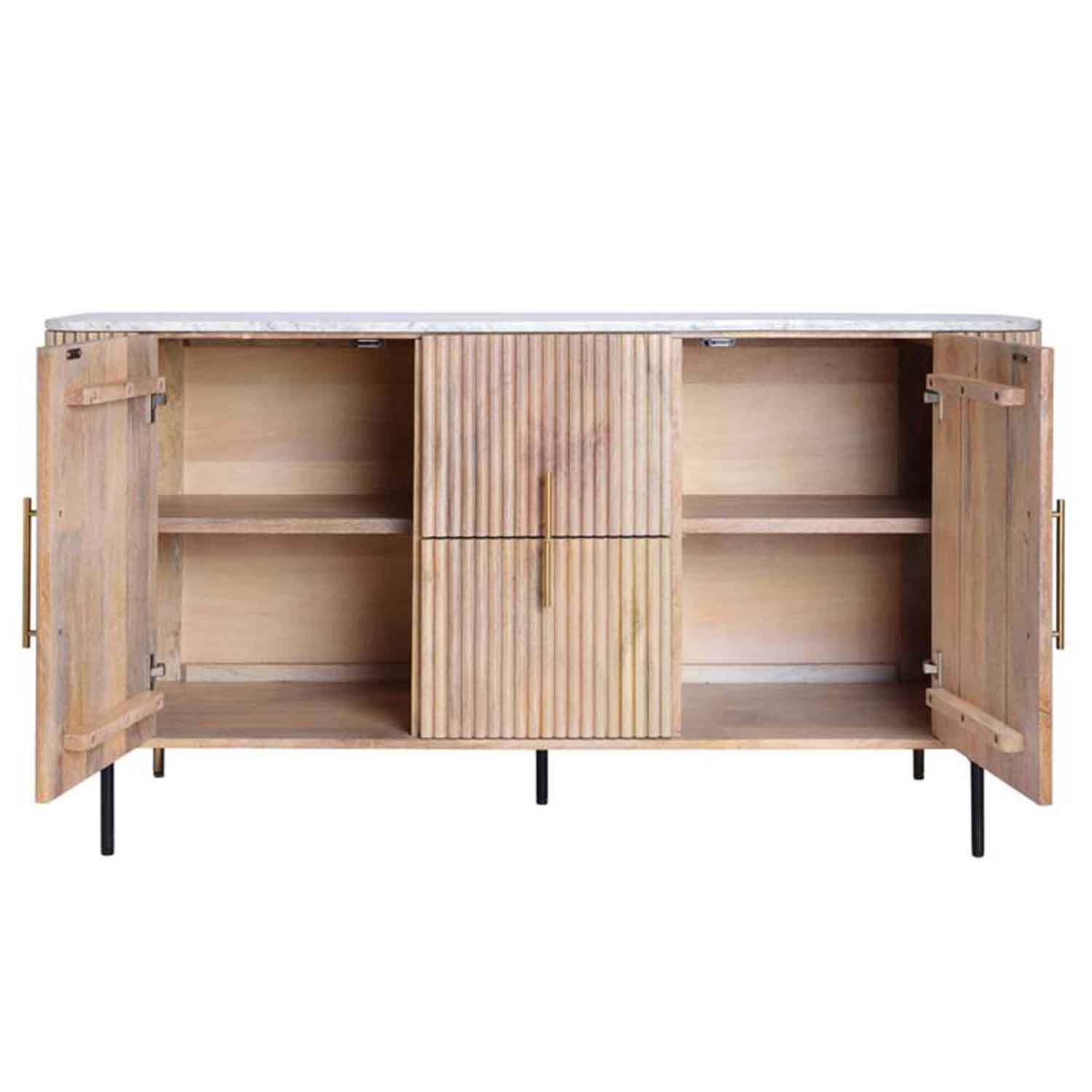 Calcutta Marble Wide Sideboard