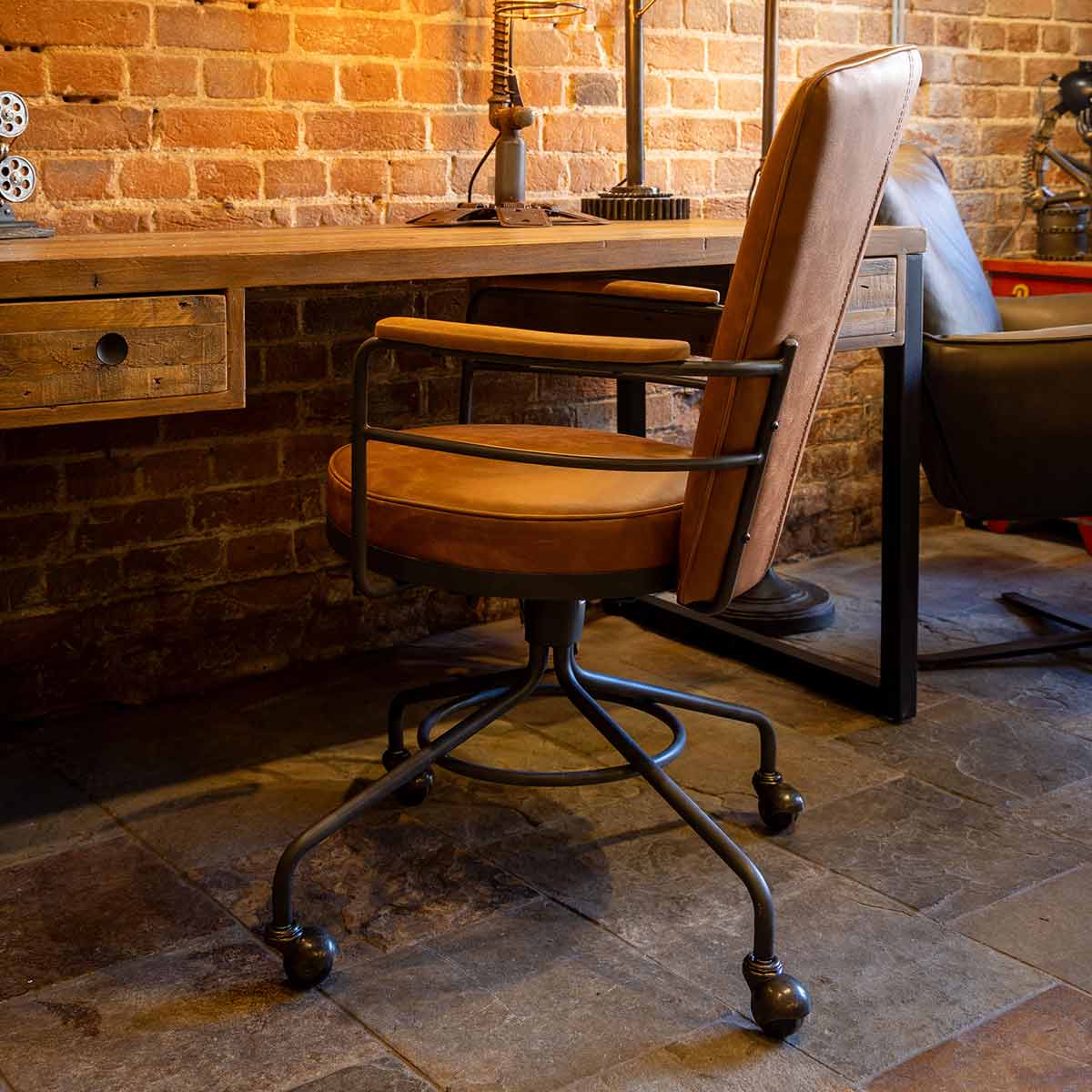 Carlos Office Chair, Tan