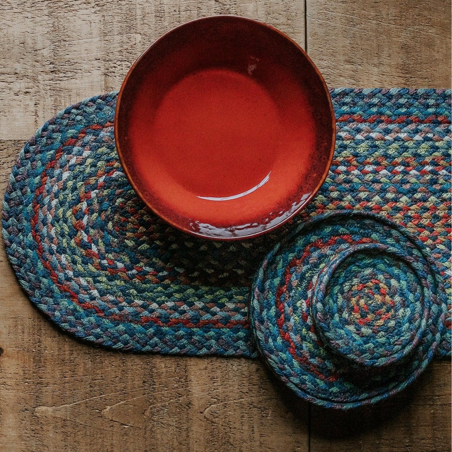 Carnival Blue, 12cm Placemats, set of 6